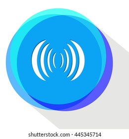 unique abstract forms. Internet template. Vector icon.