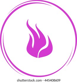 unique abstract forms. Internet template. Vector icon.