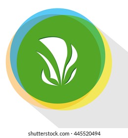 unique abstract forms. Internet template. Vector icon.