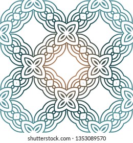 Unique, Abstract Geometric Color Pattern. Seamless Vector Illustration. For Fantastic Design, Wallpaper, Background, Fantastic Print