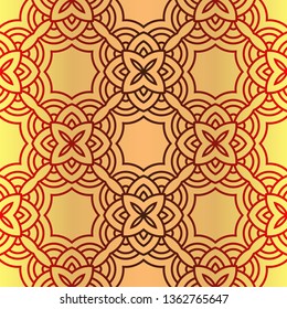 Unique, Abstract Geometric Color Pattern. Seamless Vector Illustration. For Fantastic Design, Wallpaper, Background, Fantastic Print