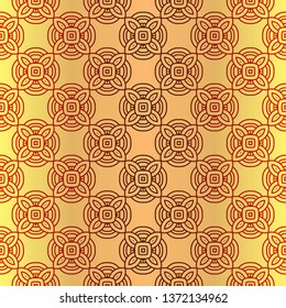 Unique, Abstract Geometric Color Pattern. Seamless Vector Illustration. For Fantastic Design, Wallpaper, Background, Fantastic Print