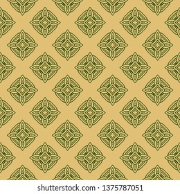 Unique, Abstract Geometric Color Pattern. Seamless Vector Illustration. For Fantastic Design, Wallpaper, Background, Fantastic Print