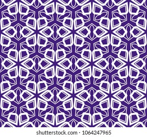 Unique, abstract geometric pattern. Seamless vector illustration. For design, wallpaper, background