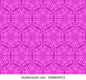 Unique, abstract geometric pattern. Seamless vector illustration. For design, wallpaper, background