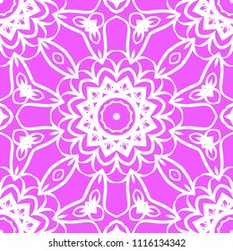 Unique, abstract geometric pattern. Seamless vector illustration. For design, wallpaper, happy background.