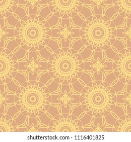 Unique, abstract geometric pattern. Seamless vector illustration. For design, wallpaper, happy background.