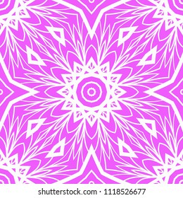 Unique, abstract geometric pattern. Seamless vector illustration. For design, wallpaper, happy background.