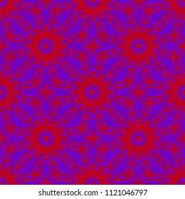 Unique, abstract geometric pattern. Seamless vector illustration. For design, wallpaper, happy background.