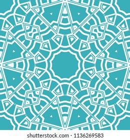 Unique, abstract geometric pattern. Seamless vector illustration. For big design, wallpaper, happy background.