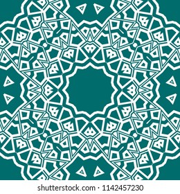 Unique, abstract geometric pattern. Seamless vector illustration. For big design, wallpaper, happy background.