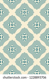 Unique, abstract geometric pattern. Seamless vector illustration. For fantastic design, wallpaper, background, fantastic print.