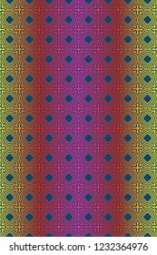 Unique, abstract geometric pattern. Seamless vector illustration. For fantastic design, wallpaper, background, fantastic print.