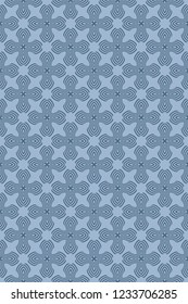 Unique, abstract geometric pattern. Seamless vector illustration. For fantastic design, wallpaper, background, fantastic print.