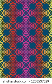 Unique, abstract geometric pattern. Seamless vector illustration. For fantastic design, wallpaper, background, fantastic print.