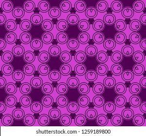Unique, abstract geometric pattern. Seamless vector illustration. For fantastic design, wallpaper, background, print