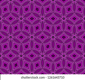 Unique, abstract geometric pattern. Seamless vector illustration. For fantastic design, wallpaper, background, print