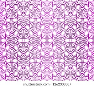 Unique, abstract geometric pattern. Seamless vector illustration. For fantastic design, wallpaper, background, print