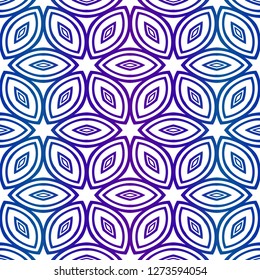 Unique, abstract geometric pattern. Seamless vector illustration. For fantastic design, wallpaper, background, print