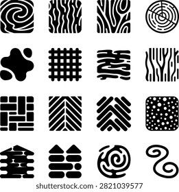 Unique abstract geometric patterns with intricate line designs and organic shapes for artistic projects