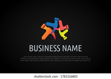 Plantilla De Logotipo De Martillo Abstracto Único Para Su Nombre De Empresa, Plantilla De Logotipo Alfabeto Listo Para Su Uso, Logotipo Inicial Moderno