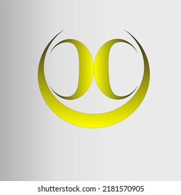 diseño único de logotipo abstracto marca simple