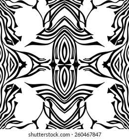 Unique, abstract pattern - vector