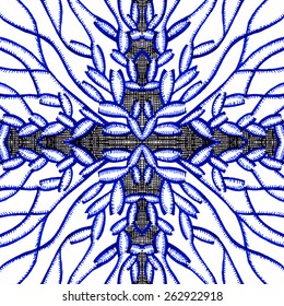 Unique, abstract pattern - vector