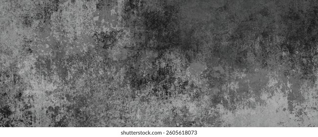 The Unique and Abstract Patterns Created by the Natural Erosion of a Cement Surface

