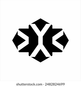 Unique abstract plus logo design with the letter VY.