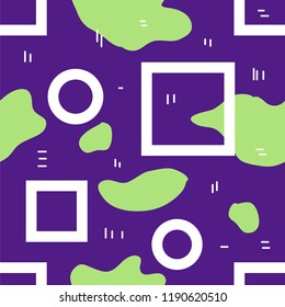 Unique abstract seamless repeating pattern. Geometric and hand drawn elements. Modern style. Perfect for textile, wrapping, print, web and all kinds of decorative projects. Vector illustration.