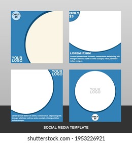 Unique Abstract Slides Modern Social Media Banner Template.This Design Easily Use. Promotional Web For Social Media. Elegant Sell And Discount Promo. Vector Illustration.
