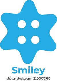 Diseño único de logotipo de estrella abstracta