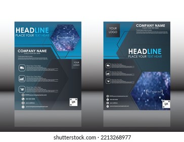 Unique Abstract Vector EPS 10 Design Template for Flyer, Brochure, Business, Presentation, Poster, Website, Portfolio, Magazine, Cover Page.