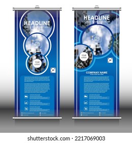 Unique Abstract Vector EPS 10 Design Template for Rollup banner, Brochure, Business, Presentation, Poster, Website, Portfolio, Magazine, Cover Page, x-banner, exhibition display.