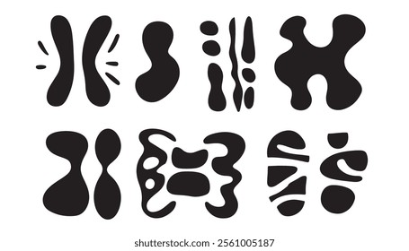 Unique Abstract Vector Shapes for Bold Designs