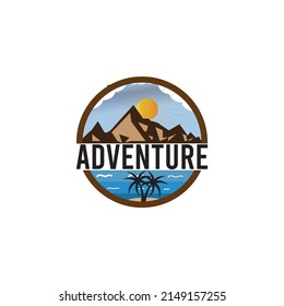 Unique and adventure logo design