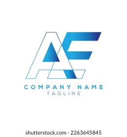 Unique AE letter modern logo design logotype icon template Vector