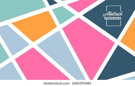 Unique and aesthetic colorful abstract vector background