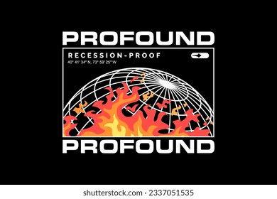 unique and aesthetic urban Streetwear Tshirt Design quotes templates