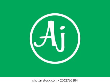 Unique AI initial letter Alphabet design