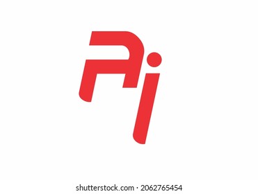 Unique AI initial letter Alphabet design