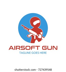 Unique Air Soft Gun Logo