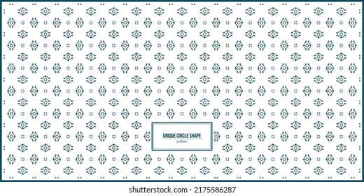 unique ancient circle shape pattern