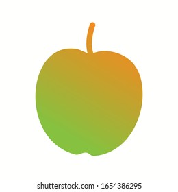 Icono de glifo vectorial único de Apple