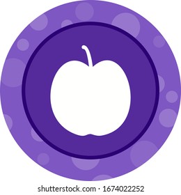 Einzigartiges Symbol für die Vektorillustration von Apple