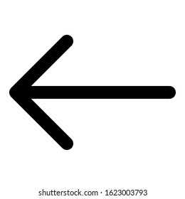 Unique arrow left icon, illustration, vector