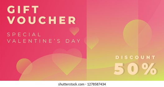 Unique artistic modern fluid gradient illustration of heart love valentines sale. Wallpaper, flyer, invitation, poster, brochure, voucher, banner, leaflet theme shapes composition concept