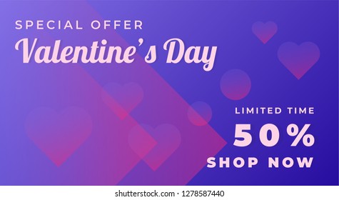 Unique artistic modern fluid gradient illustration of heart love valentines sale. Wallpaper, flyer, invitation, poster, brochure, voucher, banner, leaflet theme shapes composition concept
