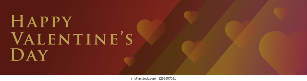 Unique artistic modern gradient illustration of heart love icon valentines sale. Wallpaper, flyer, invitation, poster, brochure, voucher, banner, leaflet theme shapes composition dark red concept